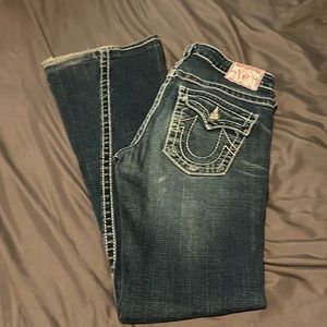 True religion jeans, have some wear on bottom